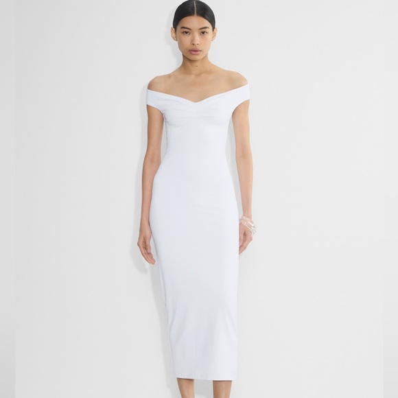 Aritzia Dresses & Skirts - Aritzia Linger Dress • Bright White • Size Small • NWT